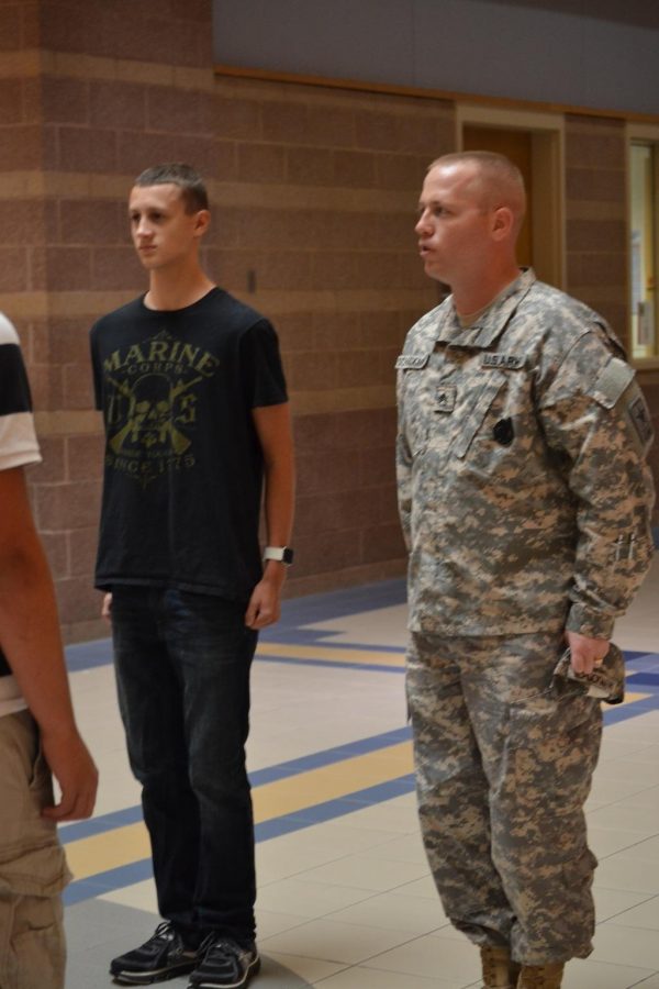 Students prepare for future in military