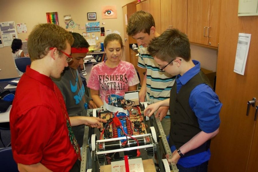 Students build future technology through Robotics Club