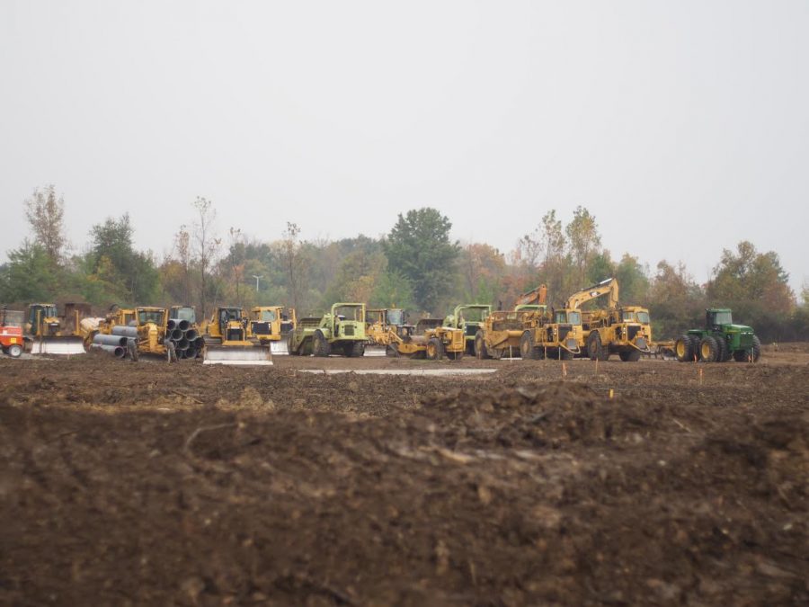 Construction begins on new IKEA store in Fishers, Indiana. Photo  by Alex Pope. 