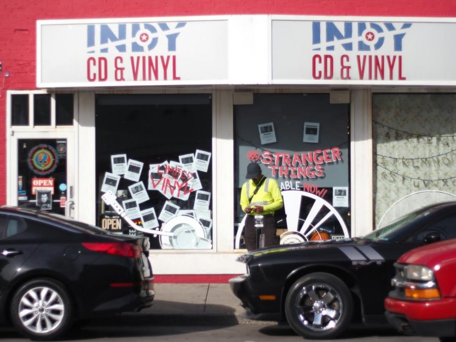 Indy Cd and Vinyl offers affordable music. Photo by Alex Pope. 