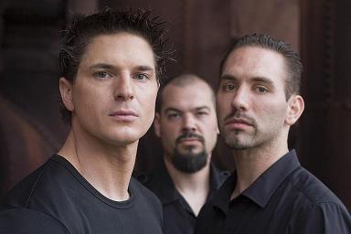 Paranormal investigators Nick Groff (who has his own show now), Aaron Goodwin, and Zak Bagans pose for a promo photo. Photo used with permission from Qlmuktls on Flickr.