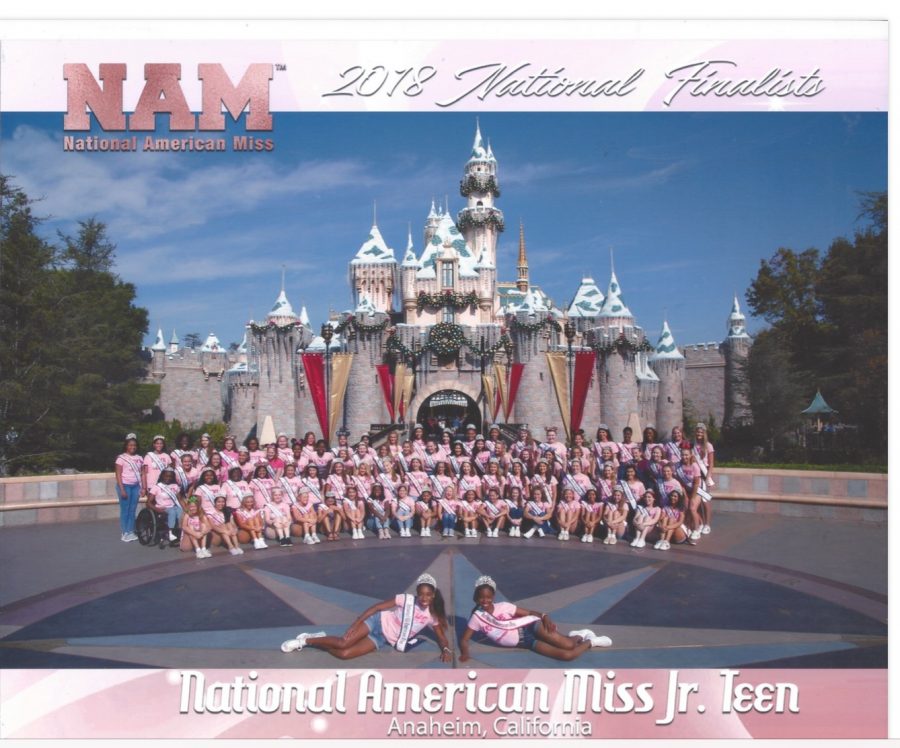 The+Junior+Teen+team+poses++for+its+portrait+in++front+of+Disneyland+for+their+free+day+in+Anaheim+on+Nov.+21.+