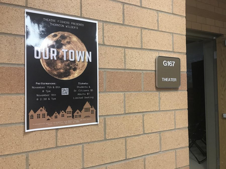 Due to auditorium renovations, the play will take place in the black box. Look for room number G167 with an Our Town poster on the wall.