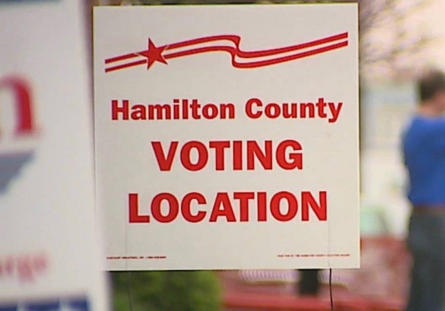 Polling location in Hamilton country opens on May 3, 2016 for citizens to vote in the Republican and Democratic presidential primaries.