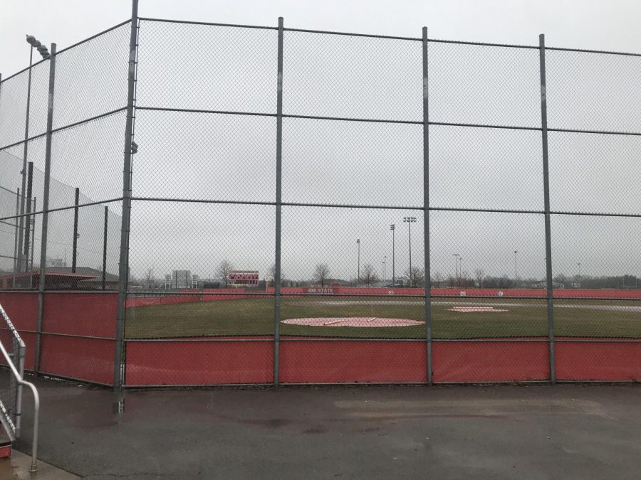 Playing fields across the FHS campus remain closed to the public and student athletes due to fears of COVID-19. Because of this, teams are unable to practice together during the time off.