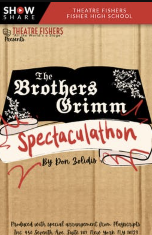 The cover of The Brothers Grimm Spectaculathon posted on the website broadwayondemand.com.
