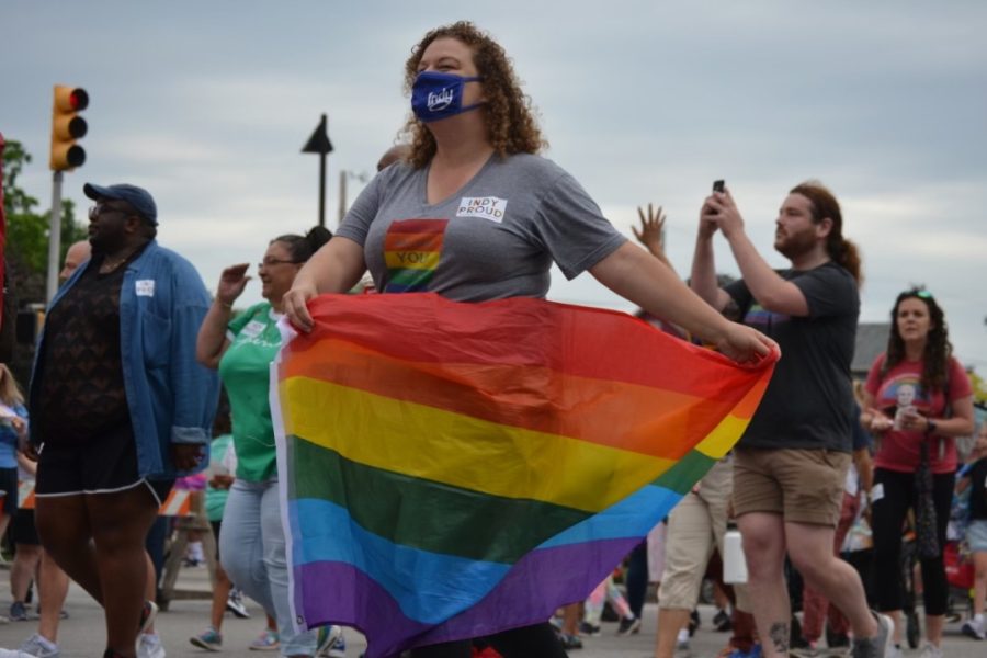 Indiana residents march and demonstrate their pride at the June 11 Indy pride parade.