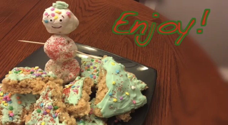 How to make Rice Krispie holiday treat