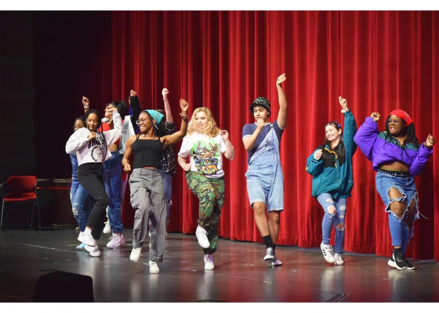 FHS Explosion Dance Team dance with a mix of 90s and modern hip-hop. The members of the team are happy to volunteer for the event and to make it a part of their schedule every year. 
