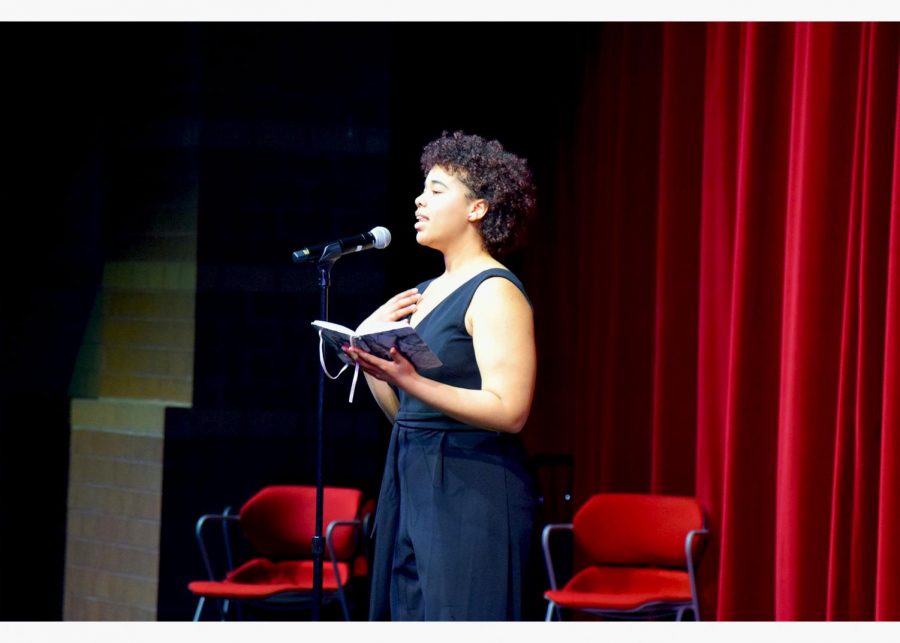 Senior Danielle Dixon shares her spoken word poem to give homage to herself after all the hard work shes put in in last four years of her high school career. She believes being part of the Future Black Leaders and being a part of the Black Heritage Celebration is an experience unparalleled to any other shes been apart of. 