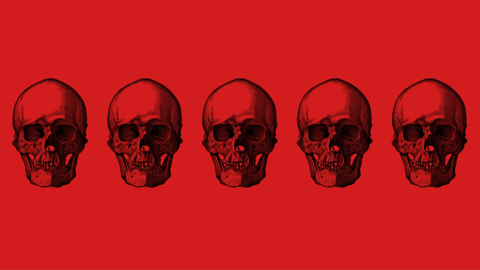 A graphic representing 5/5 skulls given to “28 Years Later: The Bone Temple”. Graphic by Jerry Schmidt. 