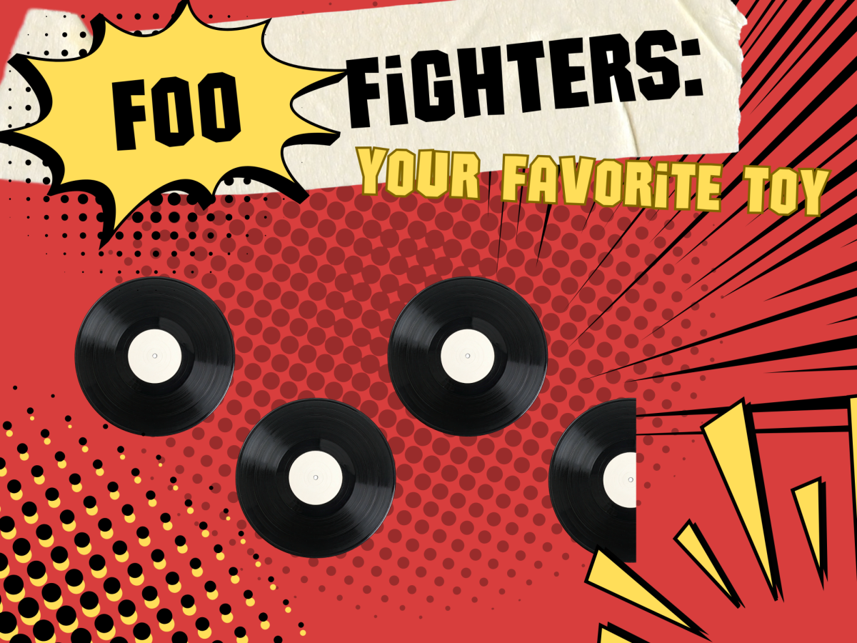 A graphic showing a 3.5 star rating given to “Your Favorite Toy”. Graphic by Jerry Schmidt.  
