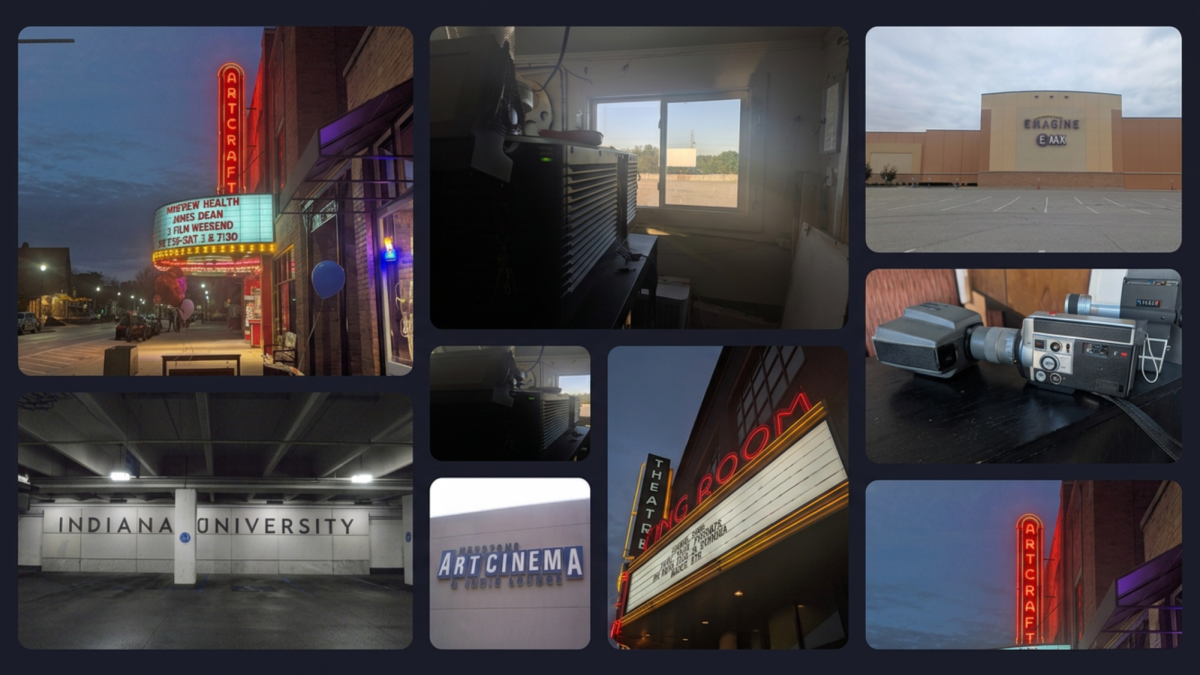  photo collage of the theaters referenced in this story. Designed by Evelyn Rose